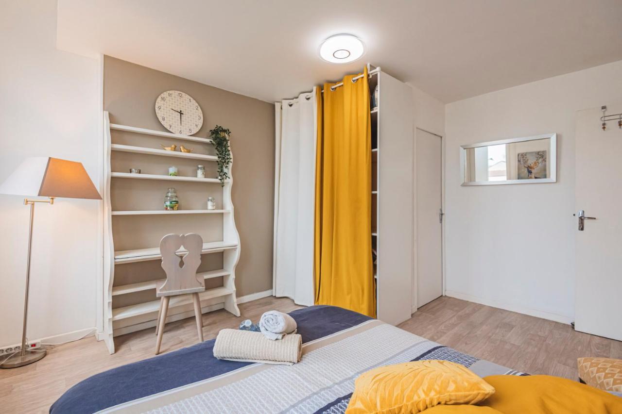 Joli Studio"Le Clair Logis" Gare Centre Petit Dejeuner Possible Reims Exterior foto